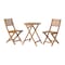Alaterre Furniture Cabot Folding Table and Chair Set - Round Table and 2 Chairs ANBT01ANO - alternate 1